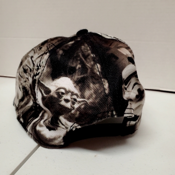 Star Wars Lucas Films Black/Gray Snapback Adjustable Baseball Cap Hat RN-115665 - Picture 4 of 10